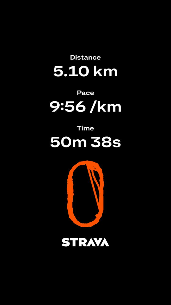 5.10 KM Strava Run Log